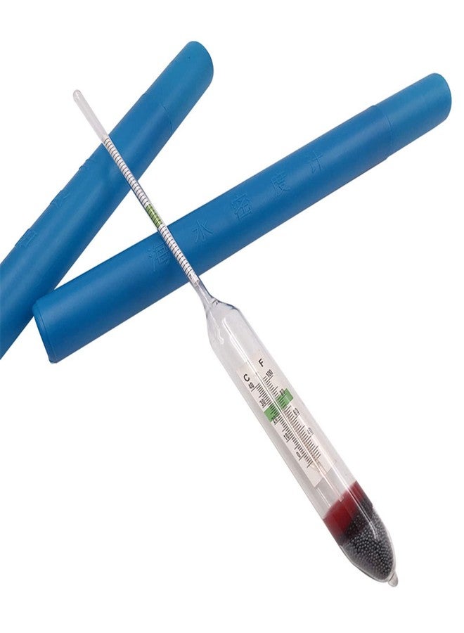 مقياس كثافة السوائل مع مقياس حرارة، زجاج عائم لحوض السمك من فاييناتو بيتزلايف وورلد بويو - Image 1